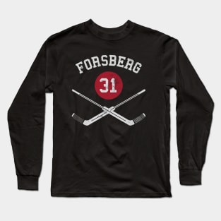 Anton Forsberg Ottawa Goalie Sticks Long Sleeve T-Shirt